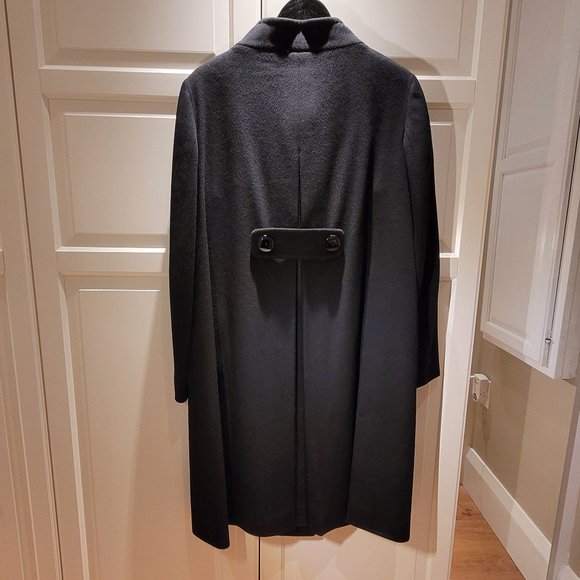 Cinzia Rocca Wool Coat, Black NWOT - Picture 3 of 6